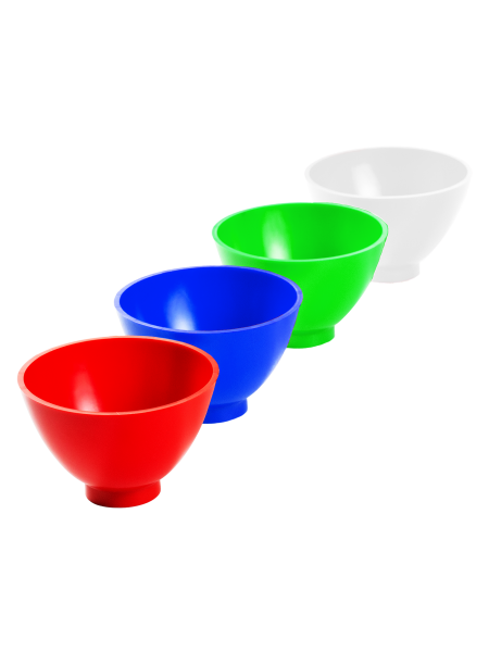 Чашка резиновая для замешивания ГИПСА цветная 