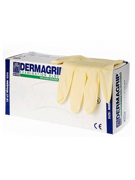 Перчатки Dermagrip M (7-8) 50 пар