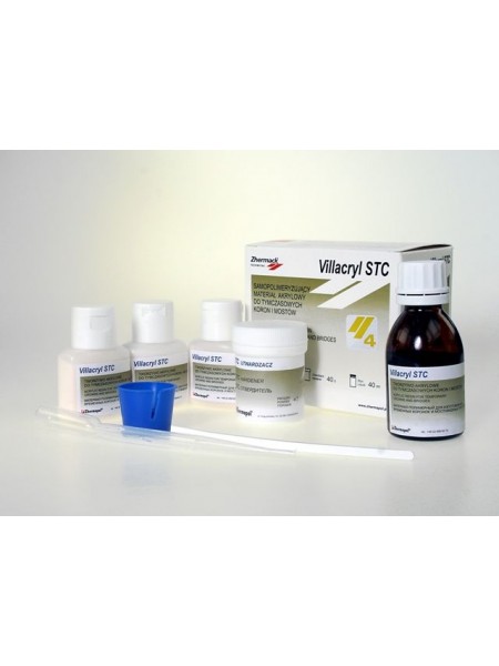 Виллакрил СТЦ / Villacryl STC 3шт х 20 гр, жидкость 40мл, для временных коронок