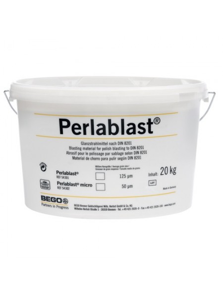 Perlablast / Перлабласт полировочный стеклянный песок 50мкн 20кг 54302 